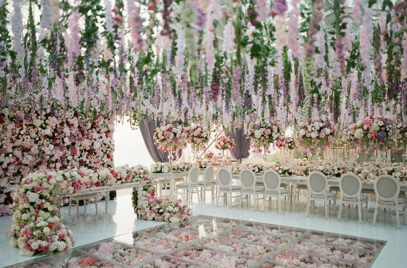 wedding-event- flower arrangement