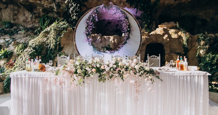 Crescent Flower arrangement